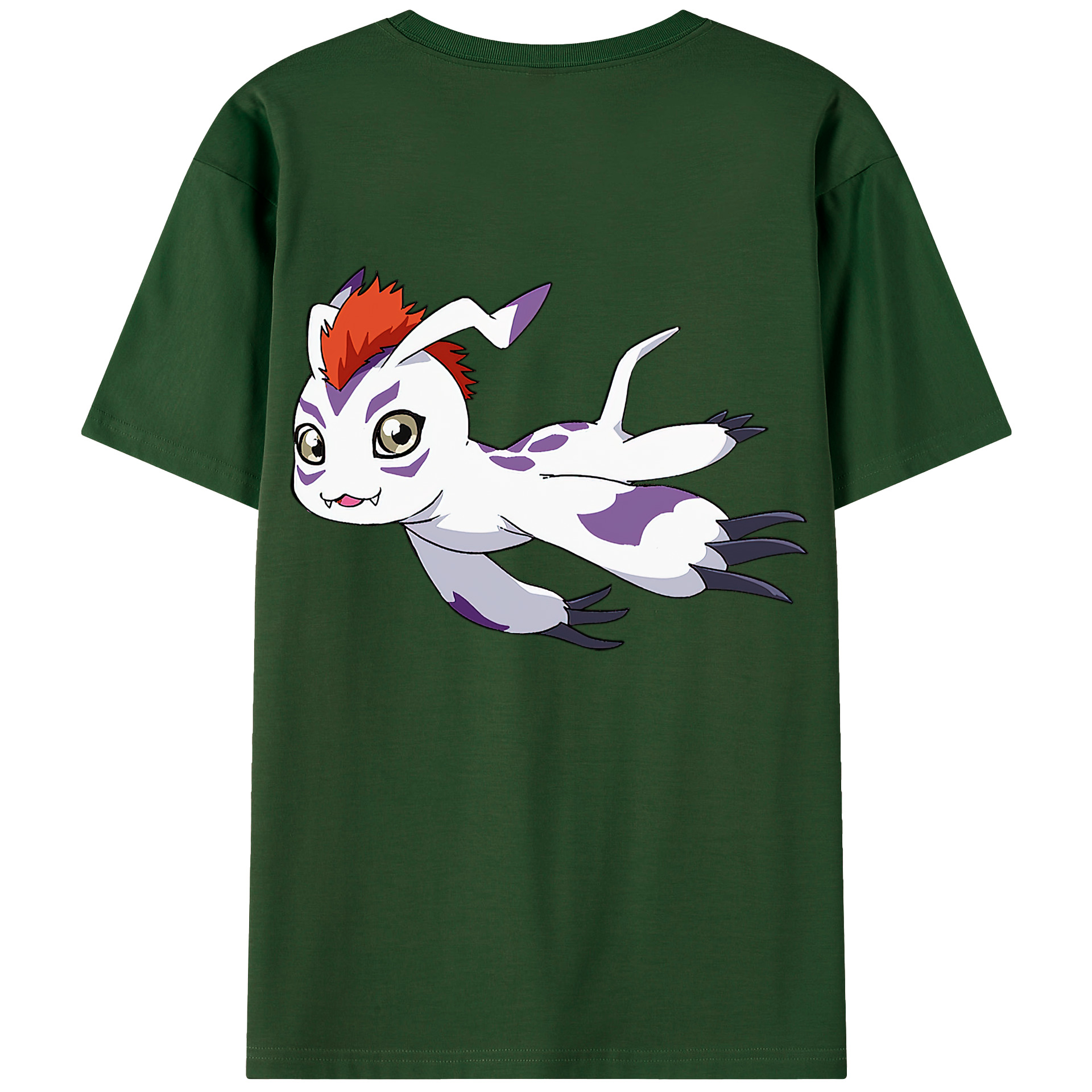 （画像用） Digimon デジタルモンスター/デジモン 綿100％半袖Tシャツ（背面プリント）